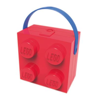 LEGO - Lunch Box Red con maniglia