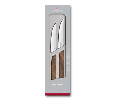 Set 2 coltelli da bistecca Swiss Modern Wood