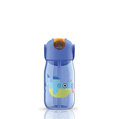 Zoku - Kids Flip Straw Bottle Blu