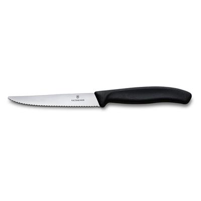 Set 6 coltelli da bistecca Swiss Modern nero