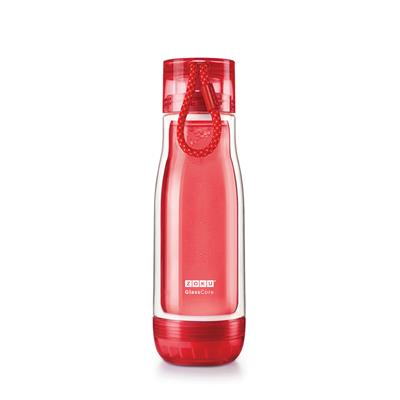 Bottiglia in vetro di colore rosso da 475 ml