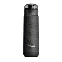 Zoku - Stainless Steel Bottle Sport 0,5L Grey Graphic
