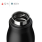 Zoku - Bottiglia termica di colore nero da 500 ml